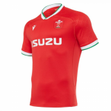 20/21 Wales Home Red Rugby Man Soccer Jersey