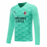 2020-21 AC Milan Goalkeeper Green Long Sleeve Man Soccer Jersey