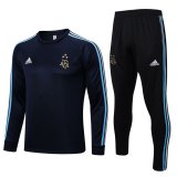 2023 Argentina Crew Neck Royal Soccer Training Suit Mens