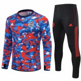 21/22 Bayern Munich Red Pattern Soccer Training Suit Mens