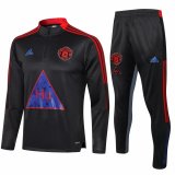 21/22 Manchester United x Human Race Grey Soccer Training Suit Mens