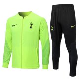 22/23 Tottenham Hotspur Yellow Soccer Training Suit Jacket + Pants Mens