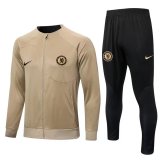 22/23 Chelsea Apricot Soccer Training Suit Jacket + Pants Mens