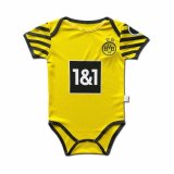 21/22 Dortmund Home Soccer Jersey Baby Infants
