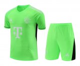 23/24 Bayern Munich Goalkeeper Green Soccer Jersey + Shorts Mens