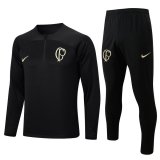 23/24 Corinthians Black Soccer Training Suit Mens