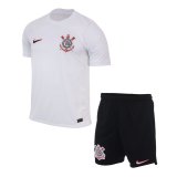 23/24 Corinthians Home Soccer Jersey + Shorts Kids