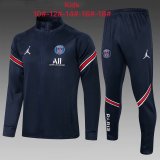 21/22 PSG x Jordan Royal Soccer Training Suit (Jacket + Pants) Kids