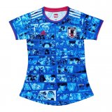 22/23 Japan Anime Special Edition Blue Soccer Jersey Womens