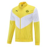 22/23 Borussia Dortmund Yellow - White All Weather Windrunner Soccer Jacket Mens