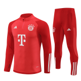 24/25 Bayern Munich Red Soccer Training Suit Mens