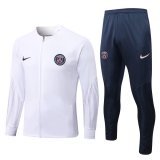 22/23 PSG x Jordan White Soccer Training Suit Jacket + Pants Mens