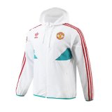 23/24 Manchester United White All Weather Windrunner Soccer Jacket Mens