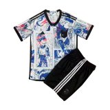 2023 Japan Special Edition White Soccer Jersey + Shorts Kids