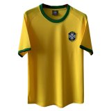 1970 Brazil Retro Home Soccer Jersey Mens