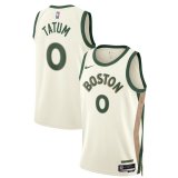 (TATUM - 0) 23/24 Boston Celtics White Swingman Jersey - City Edition Mens