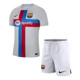22/23 Barcelona Third Soccer Jersey + Shorts Kids