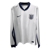 (Long Sleeve) 2024 England Home Soccer Jersey Mens