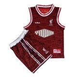 23/24 Liverpool DNA Basketball LeBron Soccer Singlet + Shorts Kids