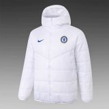 2020-21 Chelsea White Man Soccer Winter Jacket