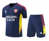 22/23 Arsenal Navy Soccer Jersey + Shorts Mens