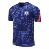 2020-21 Chelsea UCL Blue Man Soccer Training Jersey