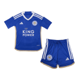 23/24 Leicester City Home Soccer Kit (Jersey + Short) Kids