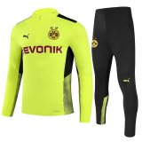 21/22 Borussia Dortmund Green Soccer Training Suit Mens