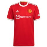 21/22 Manchester United Home Mens Soccer Jersey