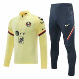2020-21 Club America Yellow Men Soccer Training Suit