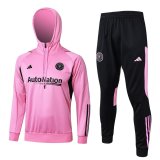 (Hoodie) 23/24 Inter Miami C.F. Pink Soccer Training Suit Mens