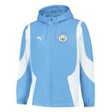 23/24 Manchester City Blue II All Weather Windrunner Soccer Jacket Mens