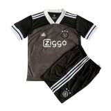 2020-21 Ajax Third Black Youth Soccer Jersey+Short