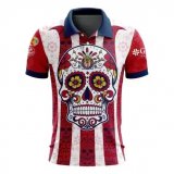 23/24 Chivas Special Dia De Muertos Design Soccer Polo Jersey Mens