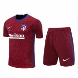 20/21 Atletico Madrid Goalkeeper Red Man Soccer Jersey + Shorts Set