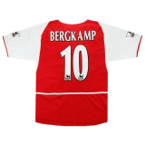 (Retro Bergkamp #10) 2002/2004 Arsenal Home Soccer Jersey Mens
