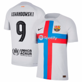 (Lewandowski #9 Player Version) 22/23 Barcelona Third Away Soccer Jersey Mens