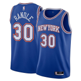 (RANDLE - 30) 2024 New York Knicks Blue Swingman Jersey - Statement Edition Mens