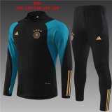 2024 Germany Black Soccer Training Suit Kids