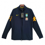 24/25 Brazil Royal Soccer Jacket Mens
