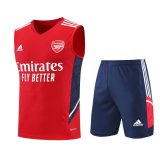 22/23 Arsenal Red Soccer Singlet + Shorts Mens