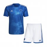 22/23 Cruzeiro Home Kids Soccer Kit Jersey + Short