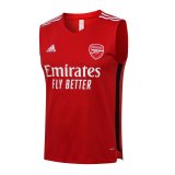 21/22 Arsenal Red Soccer Singlet Jersey Mens