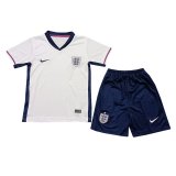 2024 England Home Soccer Jersey + Shorts Kids