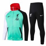 2020-21 Liverpool Green Man Soccer Training Jacket Tracksuit Hoodie