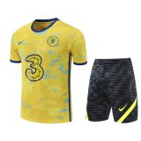 22/23 Chelsea Yellow Soccer Jersey + Short Mens