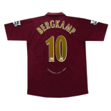 (Retro Bergkamp #10) 2005/2006 Arsenal Home Soccer Jersey Mens