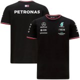 Mercedes AMG Petronas F1 Team 2021 Black Soccer T-Shirt Man