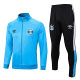 23/24 Gremio Blue Soccer Training Suit Jacket + Pants Mens