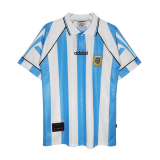 1996/97 Argentina Retro Home Soccer Jersey Mens